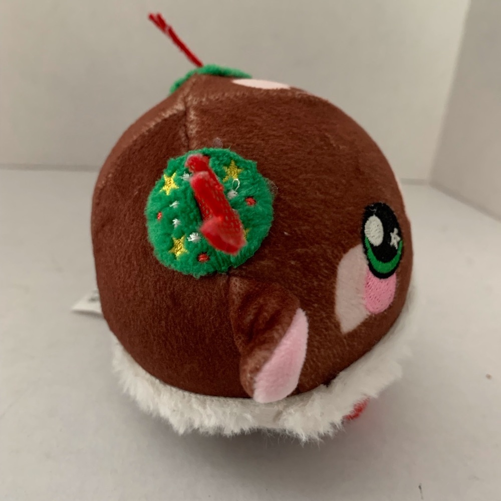 Claire’s Exclusive Squeezanals 4” Round Reindeer - Picture 4 of 9